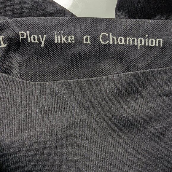 CHAMPION Powerflex Tight Fit High Waist Seamless Capris Black and White Medium - Picture 12 of 14